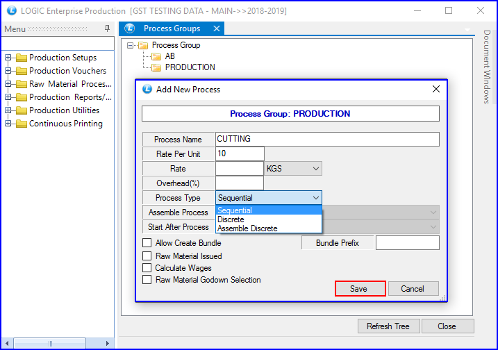 Setup Process Groups-Processes-4